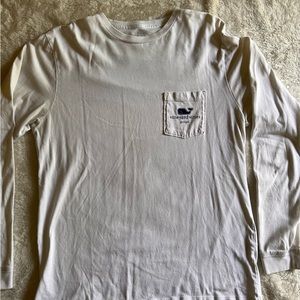 Men’s White Small VV Long Sleeve tshirt